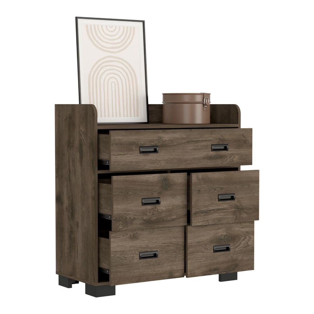 Neptune Dresser, Four Drawers, Four Legs, Superior Top