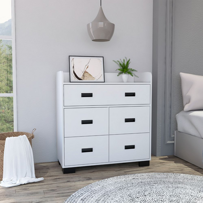 Neptune Dresser, Four Drawers, Four Legs, Superior Top