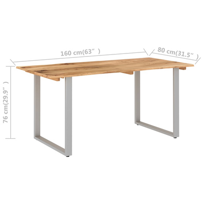 Solid Wood Acacia Dining Table