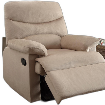 Arcadia Recliner , Light Brown Woven Fabric