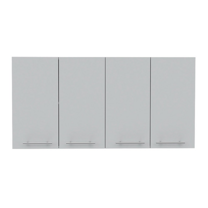 Kitchen Cabinet Durham, Four Doors, White Finish