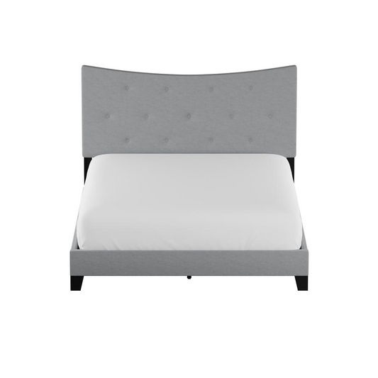 Venacha Queen Bed, Gray Fabric