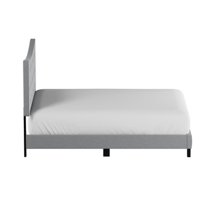 Venacha Queen Bed, Gray Fabric