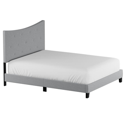 Venacha Queen Bed, Gray Fabric