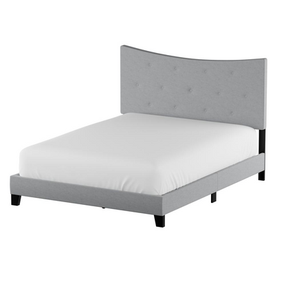 Venacha Queen Bed, Gray Fabric