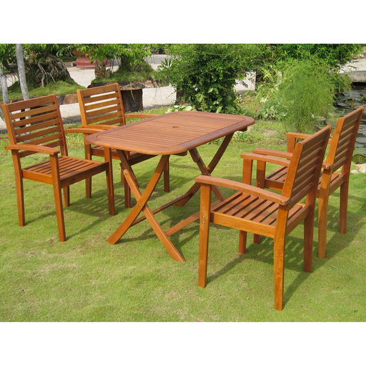 Seva Royal Tahiti 5-Piece Patio Group