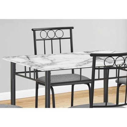 Dining Table Set, 5pcs Set, Small, 40" Rectangular, Kitchen