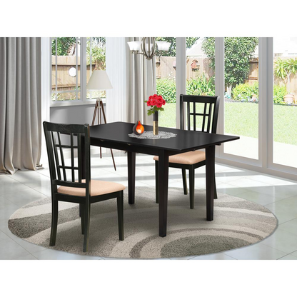 Dining Table- Dining Chairs, NONI3-BLK-C