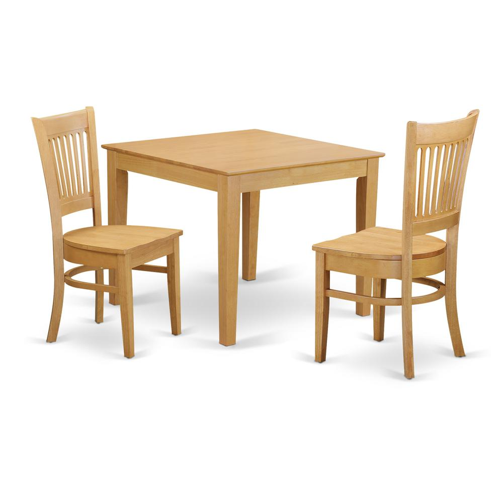 3pcs Small Kitchen Table set - Small Kitchen Table and 2 Dining Chairs