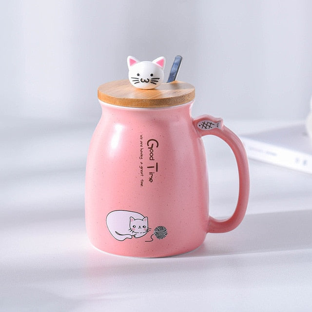 450ml Ceramics Cat Mug