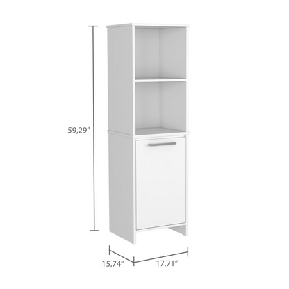 Romulo Kitchen Pantry - White