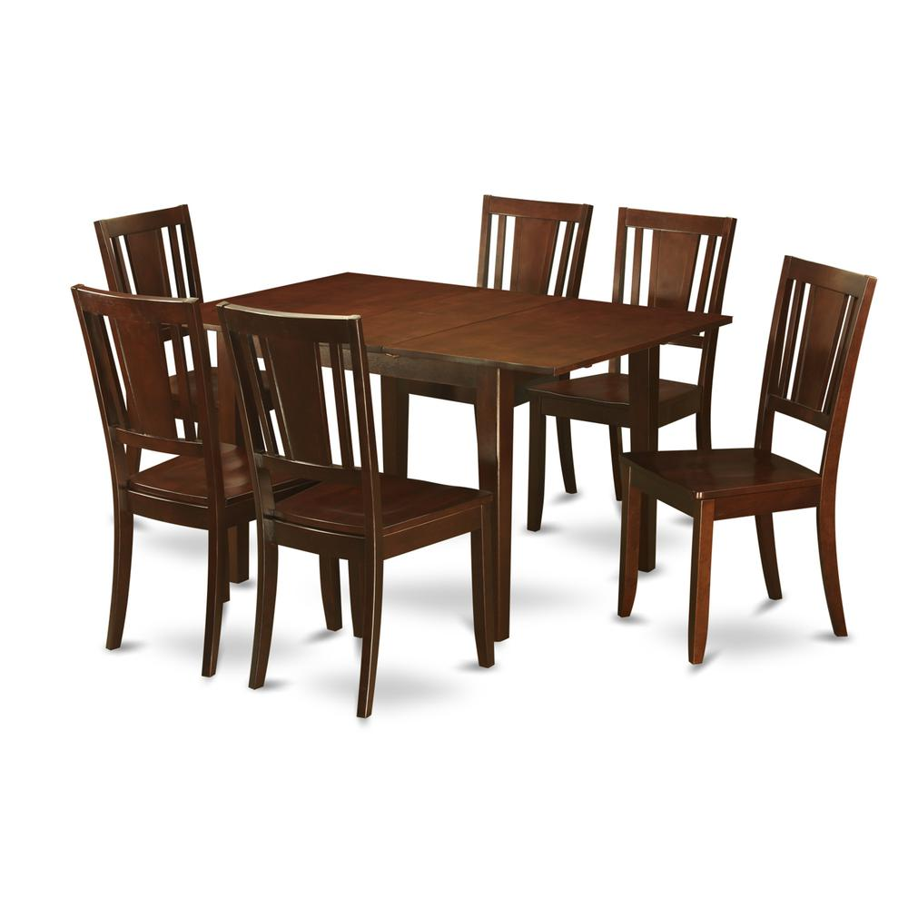 7  Pc  Kitchen  dinette  set  -  Table  with  6  Dining  Table  Chairs