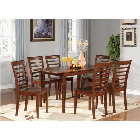 7  Pc  small  Kitchen  Table  set  -  Kitchen  Table  with  6  Kitchen  Chairs