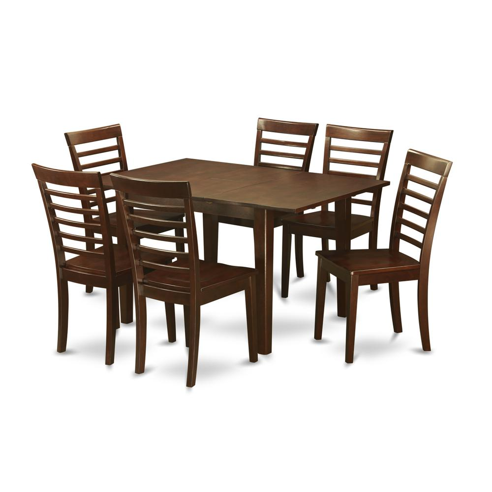 7  Pc  small  Kitchen  Table  set  -  Kitchen  Table  with  6  Kitchen  Chairs