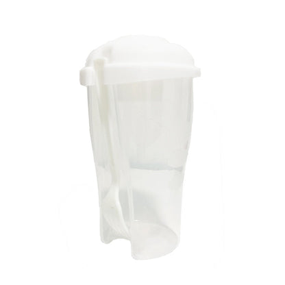 Cup Container with Fork Set