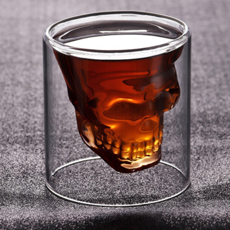 Transparent Skull Glass